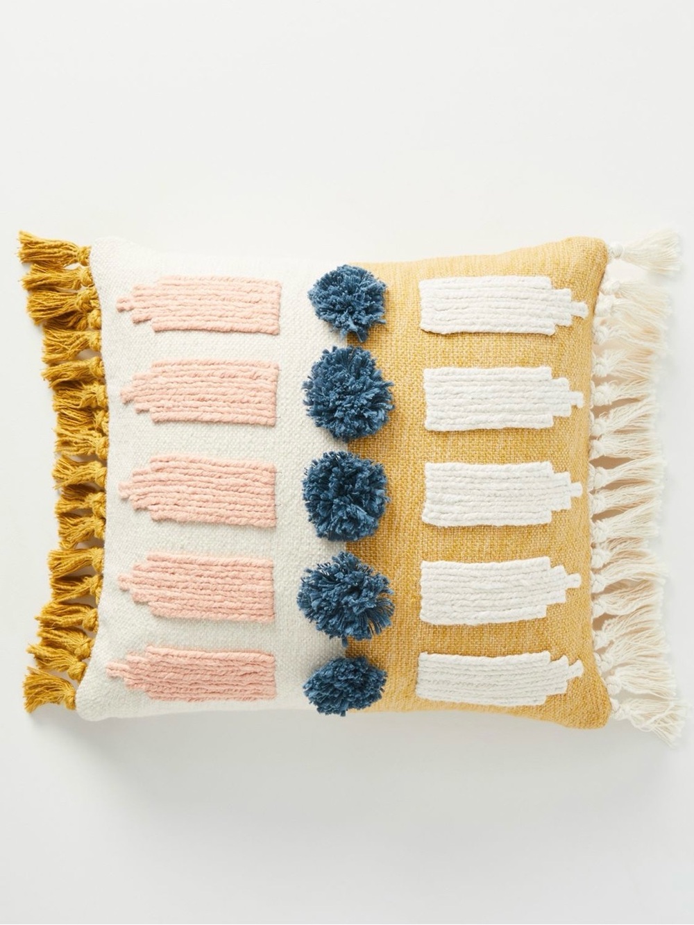 Anthropologie Textured Luciana Pillow